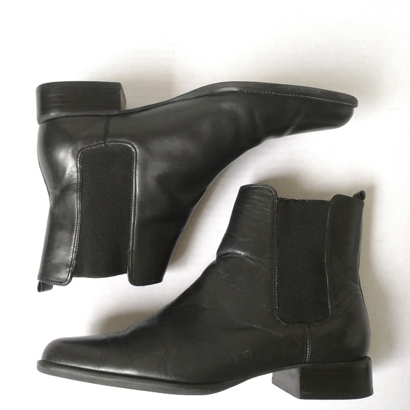 ralph lauren black ankle boots